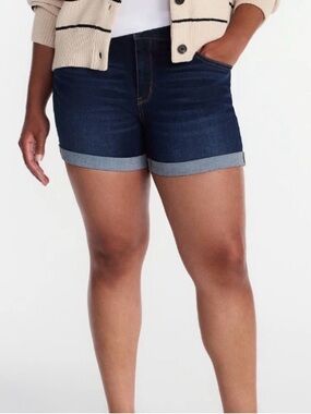 Time and Tru Dark Blue Denim Jeans with Contrast Stitching